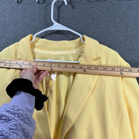 Candace Cameron Bure Regular Blazer Pineapple Size X-Large - Picture 6 of 9